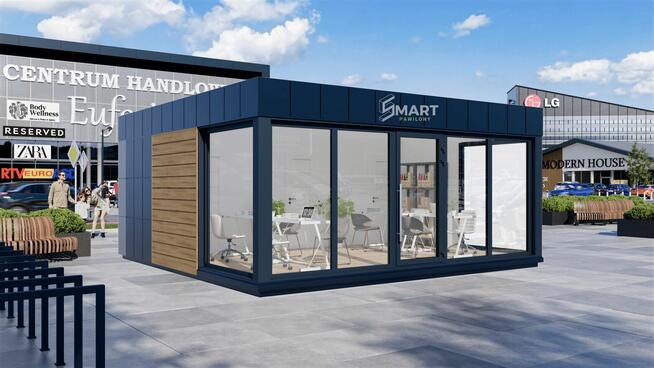 Kontener Handlowy 6x6 Pawilon Biurowo-Usługowy Mobilny