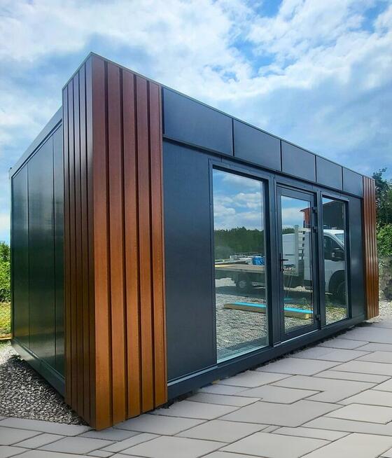 Pawilon Biurowy Kontener Handlowy 8x3 z wc Usługowy Salon