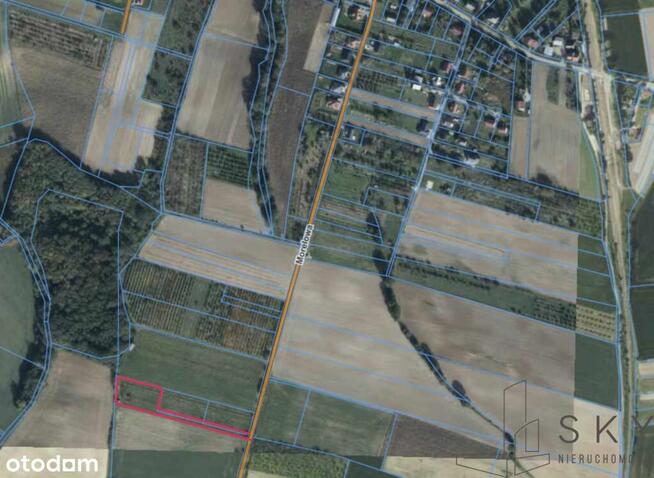 Działka siedliskowa 4344 m2, wydane WZ - Brochocin