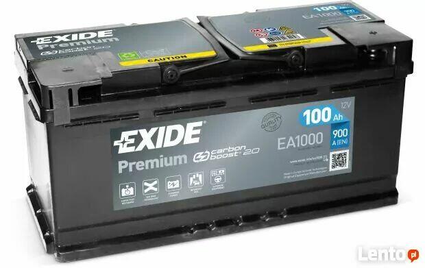 Akumulator 100Ah 900A Exide Premium EA1000