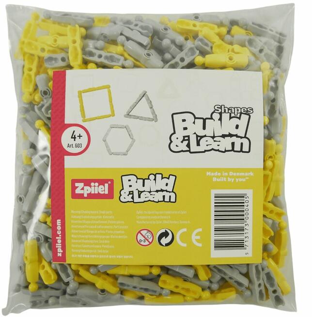 Zpiiel Klocki Edukacyjne Build & Learn Kształty