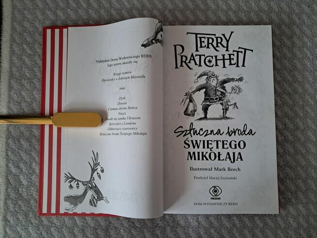 Książka „Sztuczna broda Świętego Mikołaja” T. Pratchett