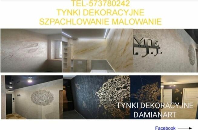 MALOWANIE/SZPACHLOWANIE/TYNKI DEKORACYJNE