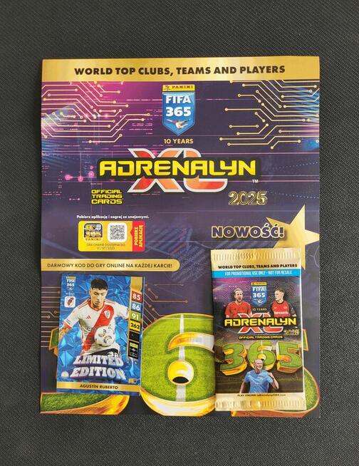 Blister FIFA Adrenalyn XL 2025 – Limited Edition (Agustín Ru