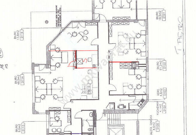 Ochota 220 mkw na biuro /moduły