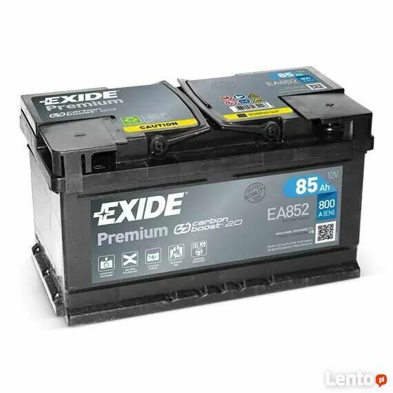 Akumulator 85Ah 800A Exide Premium EA852, Browarna 53d