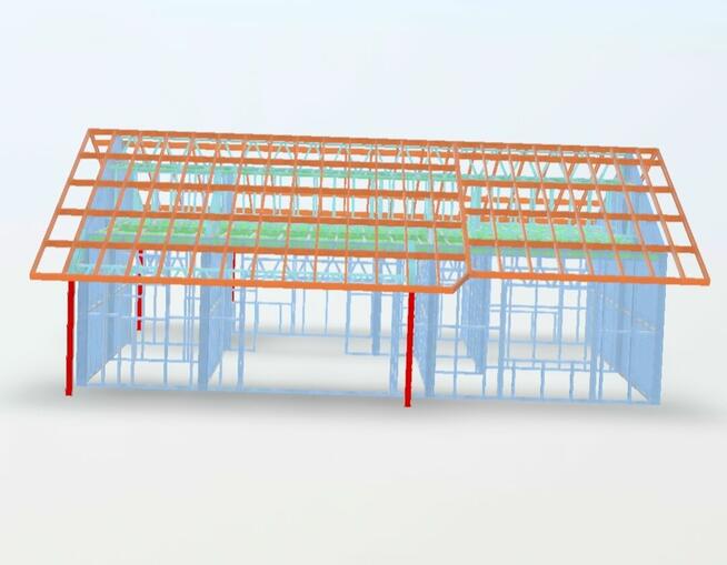 Domy, budynki gospodarcze, garaże w szkielecie stalowym