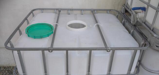 Beczka na wodę deszczówkę zbiornik IBC mauser duże Beczki 10