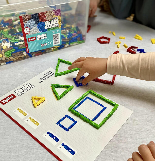 Zpiiel Klocki Edukacyjne Build & Learn Liczby i Pomiary