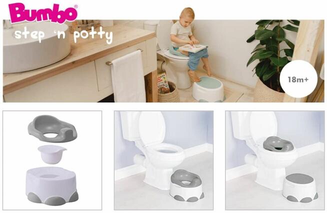 Nocnik 3w1 Stepn Potty Powder Blue Bumbo