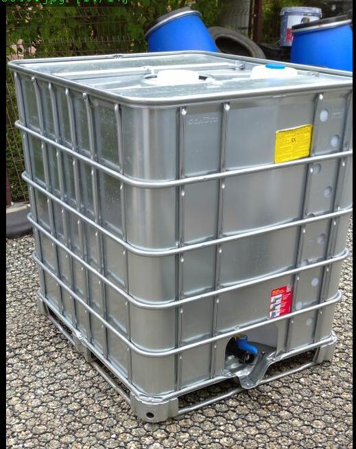 Beczka na wodę deszczówkę zbiornik IBC mauser duże Beczki 10