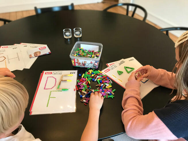 Zpiiel Klocki Edukacyjne Build & Learn Kształty