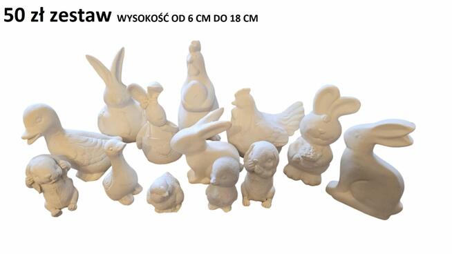 Odlewy gipsowe do malowania figurki z gipsu dekoracja