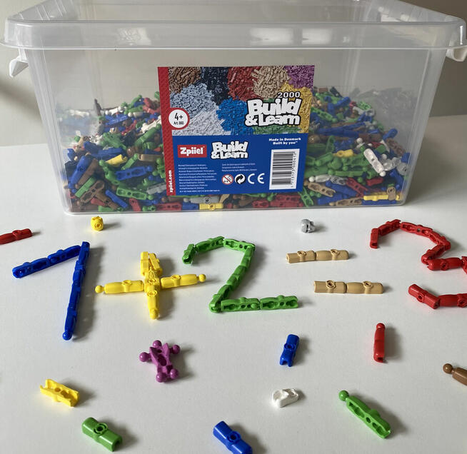 Zpiiel Klocki Edukacyjne Build & Learn Liczby i Pomiary