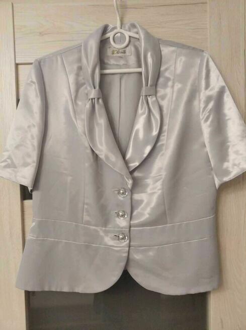 Żakiet srebrny wizytowy