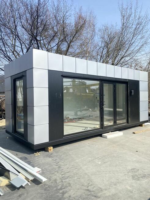 Pawilon Biurowy 12x3 Kontener Handlowy Usługowy Mobilny