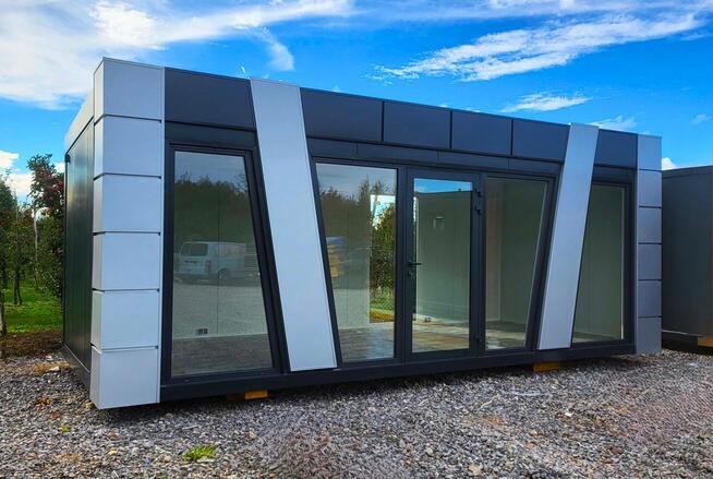 Pawilon Biurowy Kontener Handlowy 9x3 z wc Komis Kwiaciarnia