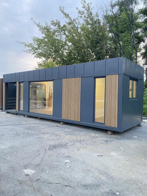 Pawilon Biurowy 12x3 Kontener Handlowy Usługowy Mobilny