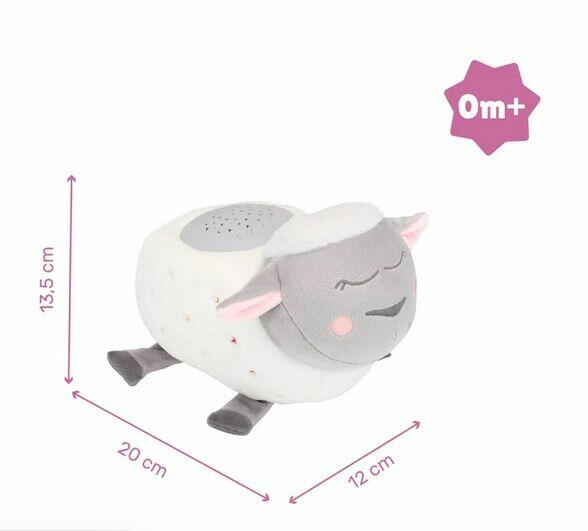 Lampka projektor Lulu Owieczka z muzyką Badabulle