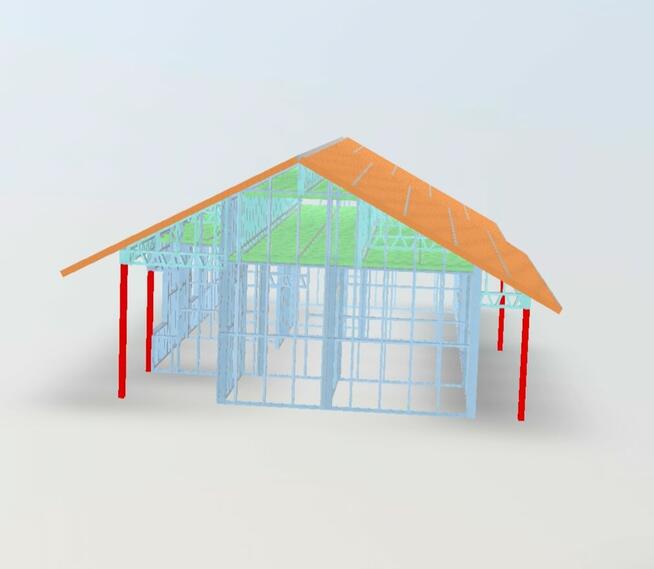 Domy, budynki gospodarcze, garaże w szkielecie stalowym