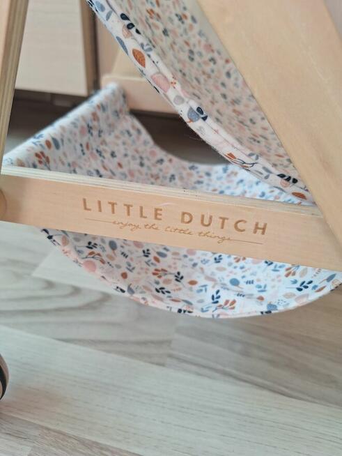 Drewniany wózek dla lalek Little Dutch