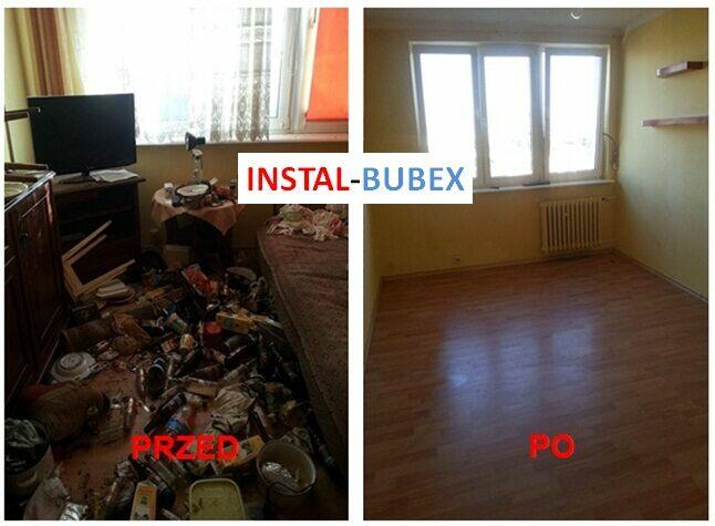 Opróżnianie oczyszczanie likwidacja sprzątanie domów mieszka