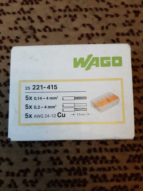 Złączki elektryczne WAGO- uniwersalne