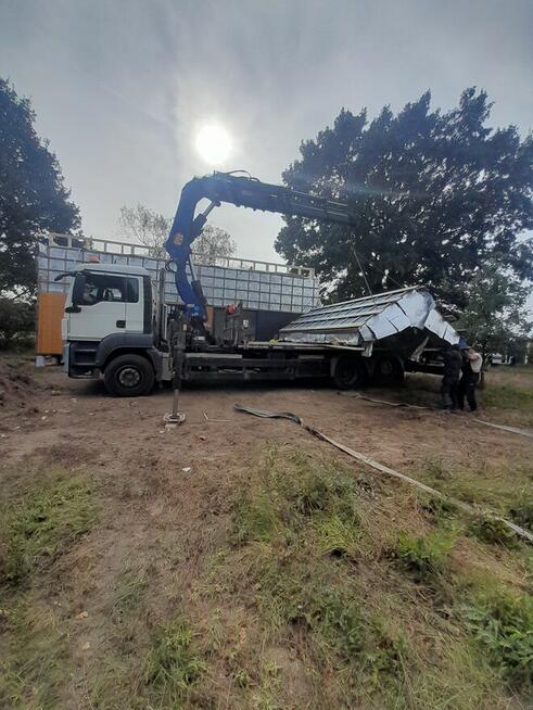 Transport HDS Warszawa ładunki do 4 m wysokości naczepa nisk