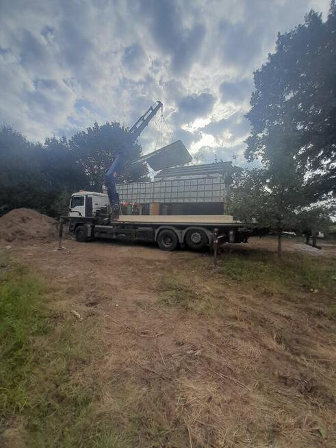 Transport HDS Warszawa ładunki do 4 m wysokości naczepa nisk