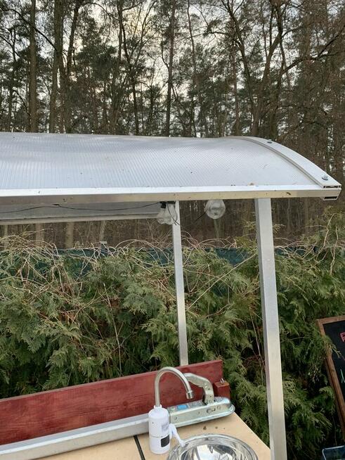 Riksza wózek na lody lub kawiarenka rower gastronomiczny