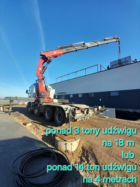 Transport HDS Warszawa ładunki do 4 m wysokości naczepa nisk