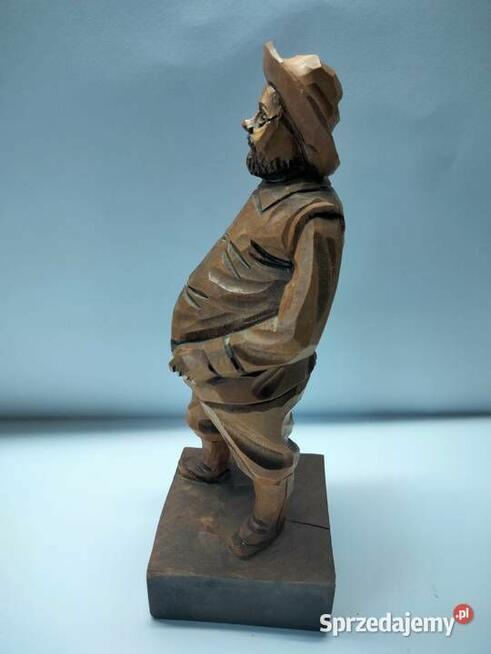 Sancho Pansa -rzeźba - lite drewno