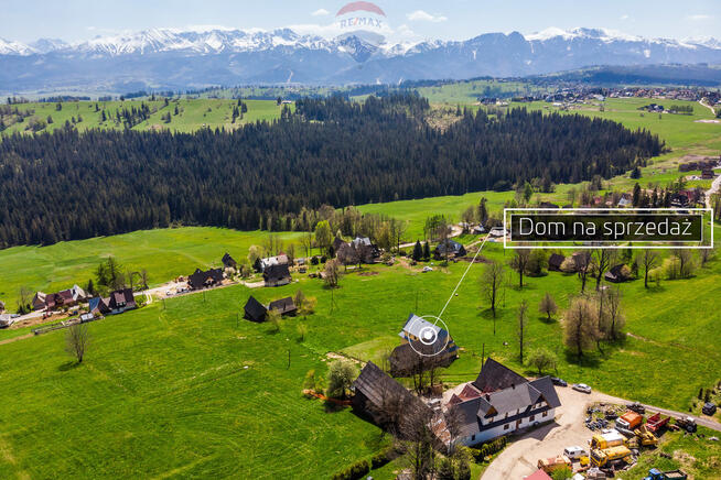 Działka z panoramą na Tatry w Bustryku k. Zębu