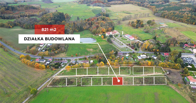 Działka budowlana w Rymaniu 31 km od Kołobrzegu