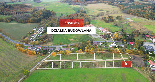 Działka budowlana w Rymaniu 31 km od Kołobrzegu