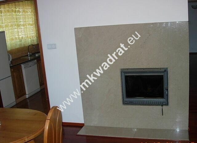 Dom na działce częściowo zalesionej