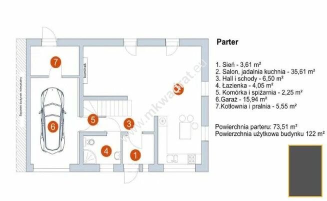 Nowy Bliźniak 122 m Grądy k/Leszna
