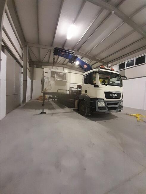 Transport HDS Warszawa ładunki do 4 m wysokości naczepa nisk