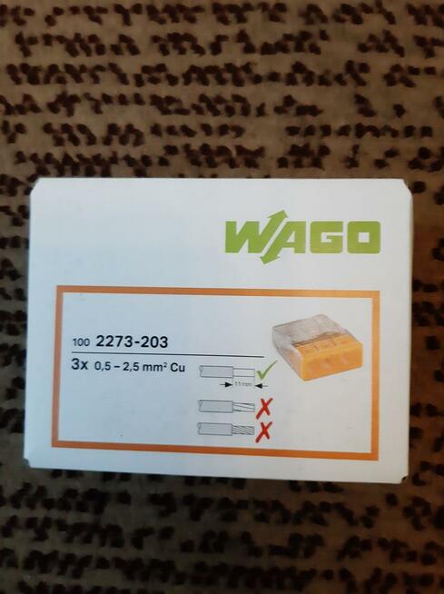 Złączki elektryczne WAGO-komplet