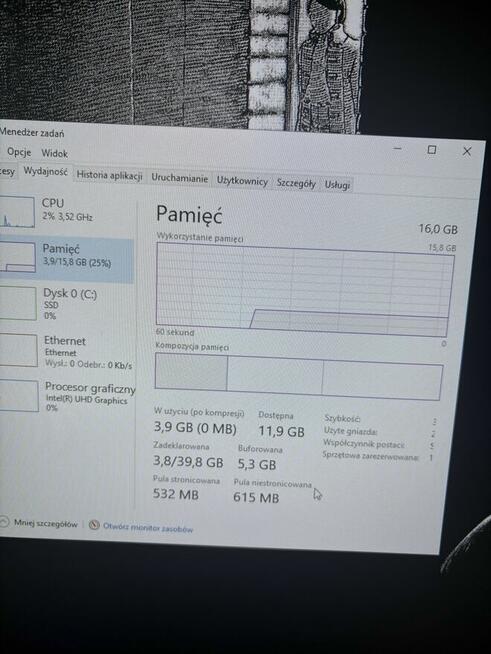 Komputer ACER VERITON EZ2740G i3-1115G4 11th 3.00GHz 16GB RA