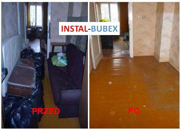 Opróżnianie oczyszczanie likwidacja sprzątanie domów mieszka