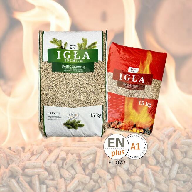 Pellet sosnowy En A1plus premium, buk Sosna transport winda