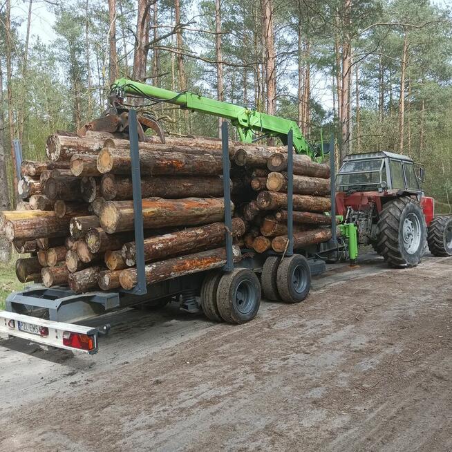 Przyczepa do przewozu drewna