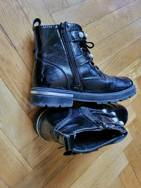 GLANY (36) Cool Club Czarne, ocieplane. Dł. wkł. 22,5cm