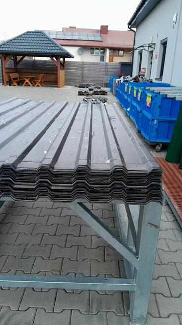 Blacha trapezowa - T20 czarny połysk - 2 gatunek