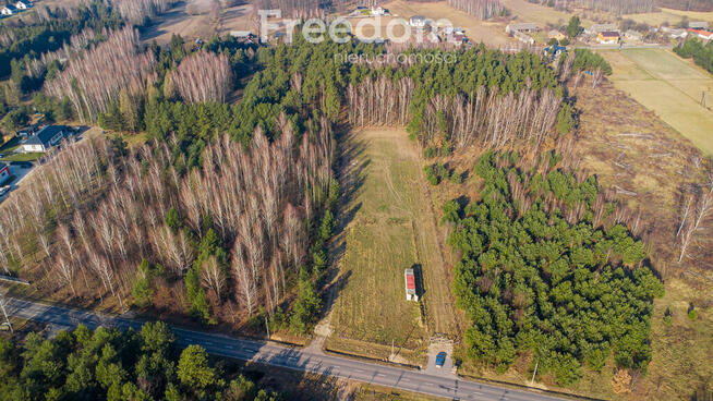 Działka w lesie w Grzegorzewicach