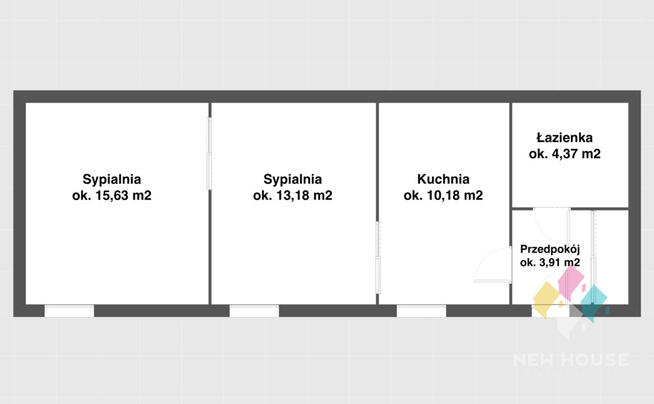 Apartament 47 m2, Mikołajki, Mazury