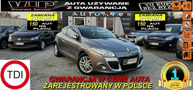 Renault Megane Śliczny COUPE ! 1,9 130KM! 1 Właściciel , GWARANCJA! Możliwa Zamiana