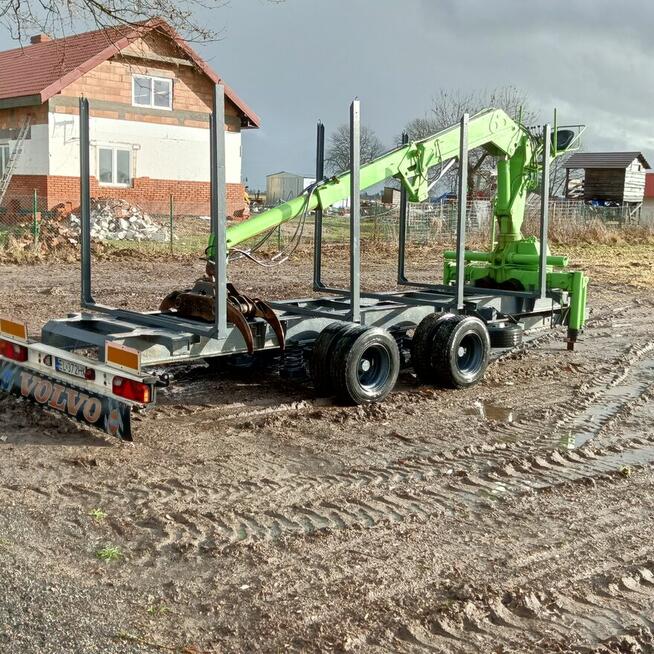 Przyczepa do przewozu drewna
