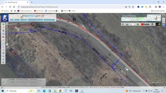 Sprzedam działkę budowlaną w Sobolewie Leszowa 2 jest WZ!!